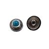 Al por mayor 12 mm Accesorios para equipaje y artículos de cuero Hebilla de tela con patrón pequeño Hebilla de tornillo para accesorios de billetera y cinturón hechos a mano