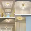 Luz de Pasillo de Lujo Ligero de Moda, Nuevo Creativo 2026 Hoja de Loto Luz de Techo LED Francesa para Entrada