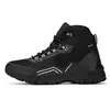 Zapatos deportivos de caña alta para pareja, para exteriores, zapatos de senderismo impermeables, antideslizantes y resistentes al desgaste para hombre, zapatos ligeros para trekking al aire libre