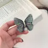 Nuevo Broche de Mariposa Bordado en Tono Degradado Ligero Broche Retro Pin de Traje de Gama Alta Accesorios para Suéter para Mujeres