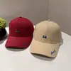 Gorra de Béisbol Dura con Visera Ancha para Hombres y Mujeres, Diseño Coreano para Circunferencia de Cabeza Grande, con Letras Bordadas, Protección Solar Pequeña que Muestra el Rostro