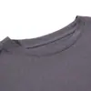 Camiseta de manga larga para hombre, color liso, corte holgado, para primavera y otoño, estilo americano casual, cuello redondo, top versátil de moda callejera INS