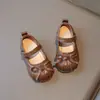 Zapatos Pequeños de Piel para Niñas 2026 Nuevos Primavera/Otoño Suela Suave Antideslizantes Mocasines Infantiles Zapatos de Princesa para Niñas Versátiles