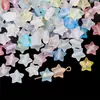 9.5*10mm Acrílico Degradado Dorado Salpicado Estrella de Cinco Puntas Cuentas Sueltas DIY Bandeja de Flores Hecha a Mano Pendientes Collar Material de Cuentas Sueltas