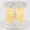 Estilo Europeo y Americano Personalizado Moda Cruz Hueca Simple de Moda Joyería Dental para Hombres y Mujeres Venta al por Mayor
