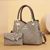 Bolsas Transfronteiriças, Bolsas Femininas Estampadas Retrô de Alta Qualidade e Grande Capacidade, Novas Bolsas Tote da Moda, Bolsas de Ombro, Bolsas de Mão para Mulheres