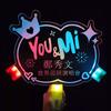 Zheng Xiuwen SAMMI Concerto Faixa de Cabelo Luminosa Personalizado Fluorescente Stick Fans Deve Apoiar Ajudando Sinal de Luz LED Portátil
