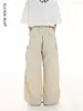 Estilo Urbano Montaña Exterior Casual Pantalones de Pierna Ancha Largo hasta el Suelo Hombre Marca de Tendencia Americana Versátiles Pantalones Cargo Paracaídas para Hombre