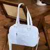 Bolsa Transversal de Ombro Único de Grande Capacidade Casual de Nicho com Textura Simples, Bolsa de Viagem para Exterior, Nova Bolsa Tote Verão 2026