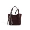 Bolsa Retrô de Grande Capacidade para Outono e Inverno para Mulheres 2026 Nova Versátil Elegante Bolsa Transversal Moda Bolsa Tote para Ombro de Trabalho