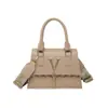 Bolso de Nicho de Diseño Francés para Mujer, Bolso de Mano Pequeño de Moda Ins con Textura, Bolso Cruzado de Color Sólido con Borla