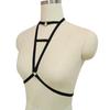 Vestuário Semelhante ao Bambu E-commerce Transfronteiriço Lingerie com Decote Halter e Lindo Design nas Costas e Lingerie Erótica com Tiras Vazadas O0759
