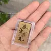 Ouro Puro 999 Adesivo de Telefone de Ouro Peça de Ouro Princesa Por Favor Fique Rico Dia a Dia Deus da Riqueza Gato da Sorte