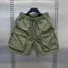 Verano 2026 Nuevos Pantalones Cortos de Seda de Hielo para Hombre Ropa de Trabajo Holgados de Cinco Puntos Secado Rápido Transpirables Modernos Casuales Versátiles Hombre