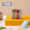 Nuevas toallas de viaje portátiles desechables comprimidas empaquetadas individualmente en caja, toallas faciales de algodón engrosadas y ampliadas