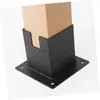 Soporte de Ángulo Recto Fijo para Columna de Madera de Pérgola Accesorios de Ferretería para Estructuras de Madera al Aire Libre