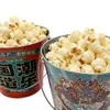 Balde de Folha de Flandres com Alça para Pipoca, Balde de Gelo de Folha de Flandres de Grande Capacidade para Cinema, Balde Universal de Folha de Flandres para Vasos de Plantas