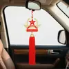 Liga de Metal Pingente de Espelho Retrovisor Interno de Carro Ornamento de Estrela de Cinco Pontas Pequena Decoração de Carro Pingente de Carro Pingente de Carro Militar