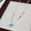 Doce Feriado~ Colar de Contas Concha Dopamina para Mulheres, Design de Nicho, Corrente para Clavícula Litorânea, Acessório para Passeio de Verão