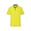 Manga curta 200g gelo fresco algodão inter-cor lapela secundária camisa polo logotipo palavra personalizado empresa roupas publicidade camisa bordado