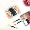 Paquete de 20/50 Pinceles de Sombra de Ojos de Látex de Doble Punta Palito de Sombra de Ojos de Esponja de Doble Punta Pincel de Reparación de Tinte de Pegamento para Uñas Maquillaje de Belleza al por Mayor