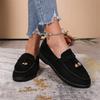 Exportação Europeia e Americana 2025 Novos Sapatos de Baixo Corte Slip-On de Tamanho Grande para Mulheres 43 Mocassins Slip-On Slip-On Slip-Ons