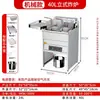 Fritadeira Comercial de Duas Cubas Meichu, Equipamento Especial para Fritar Espetinhos, Fritadeira Elétrica com Controle Automático de Temperatura