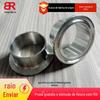 Beirun aço inoxidável conector rápido braçadeira tipo conector rápido acessórios para tubos de soldagem de grau alimentício 304 Chuck fivela final