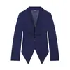 Comercio Exterior Transfronterizo 2026 Chaqueta Blazer de Mujer Primavera Venta Caliente Diseño de Nicho Francés Europeo y Americano Cintura Asimétrica Ceñida