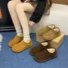 Nuevos Zapatos Casuales de Felpa y Algodón 2026 para Mujer Papa Pequeña Slip-on Engrosados Calientes para Nieve Invernal Zapatos de Algodón Retro