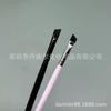 Nova Internet Red Eyeliner Brush Bevelled Flat Head Eyelid Down to Sleeping Silkworm Brush Sobrancelha Brush Silicone Portable
