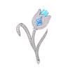 Broche de Tulipán de Estilo Coreano Moderno y Exquisito, Corsage Elegante de Lujo Ligero de Alta Gama, Pin de Diseño Elegante Ropa al por Mayor