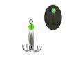 Anzuelo Pulpo Anzuelo Pulpo luminoso ocho garras par de anzuelos acero inoxidable anzuelo suave fluorescente ocho garras anzuelo de ancla pequeño anzuelo para calamar anzuelo para tubo de soplido