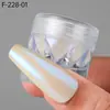 Manicure Nova Transfronteiriça Pó Moonlight Frasco Lótus Design de Pote à Prova de Vazamento Rosa Roxo Espelhado Aurora Pérola Pó Moonlight