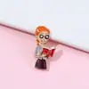 Broches Creativos con Personas de Diversas Industrias, Insignias Metálicas con Temática de Poder Femenino, Pines Decorativos para Mochilas y Ropa, Artículos Conmemorativos