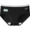 Ropa interior de mujer Clase A, Alta elasticidad, Sin costuras, Algodón puro, Alargada 16 cm, Bragas antibacterianas, Cintura media, Transpirable, Entrepierna fina, para niñas jóvenes