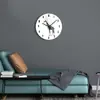 Reloj de pared de jirafa para sala de estar, dormitorio, habitación infantil, reloj de arte, decoración de pared de fondo silenciosa, venta al por mayor