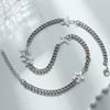 Nueva moda retro estrellas collar de cadena estilo ins diseño nicho joyería de alto sentido fábrica en stock al por mayor