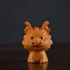 Boj Doce Signos del Zodíaco Piezas de Mango Rata Buey Tigre Conejo Dragón Serpiente Caballo Oveja Mono Gallo Dibujos Animados Madera Maciza Pequeños Adornos Artesanías