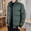 Ropa de Algodón de Marca para Hombre, Otoño e Invierno Engrosada y Cálida, Chaqueta Nueva de Moda 2024 a Prueba de Frío para Jóvenes y Personas de Mediana Edad, Chaqueta de Plumas