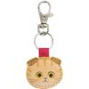 Llavero de Cuero Estilo Japonés Gatito Lindo Colgante para Bolso Teléfono Ecoute