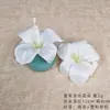 Flor de lirio de día simulada, cabeza de lirio, accesorios de tocado fresco DIY, pinza de garra, adornos florales para fotografía del hogar