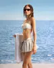 Traje de Baño de Tres Piezas Estilo Nuevo 2026 para Mujer, Oculta el Vientre y Adelgaza, Adecuado para Vacaciones en la Playa y Aguas Termales [Disponible para Dropshipping]