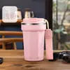 Novo Copo de Café de 4 Gerações de Aço Inoxidável 304 Copo de Tubo de Sucção Portátil para Carro Amazon Copo de Isolamento a Vácuo