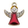 140 Desenhos animados Óleo Gota Liga Santa Elk Árvore Floco de Neve DIY Brincos Pulseira Pingente Jóias Acessórios