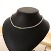 Conjunto de Joias Elegante Estilo Francês Colar Pequeno de Pérola em Forma de Coração Pulseira Corrente Elegante de Alto Padrão para Clavícula Presente de Dia dos Namorados