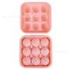 Molde de Silicona de Grado Alimenticio para Bolas de Hielo de Liberación Fácil para Refrigerador, Cubitos de Hielo Esféricos Caseros, Bolas Redondas de Fútbol