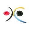 Almohadillas de Cuero para Auriculares de Colores, Adhesivo de Alta Frecuencia en la Parte Posterior, Cubierta de Diadema de Cuero PU Cosida, Almohadillas de Esponja para Diadema