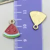 Série Frutas Gota de Óleo Acessórios para Joias DIY Pingente de Morango Cereja Pingente Pulseira Colar Liga Transfronteiriça Pingente