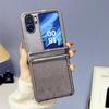 Adecuado para VIVOXFlip carcasa transparente galvanizada con brillo degradado zflip5 pantalla plegable cubierta protectora todo en uno